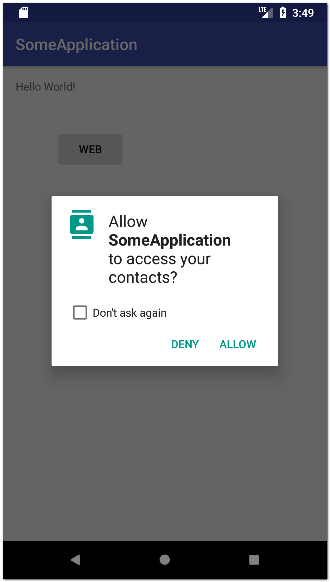 Android permissions