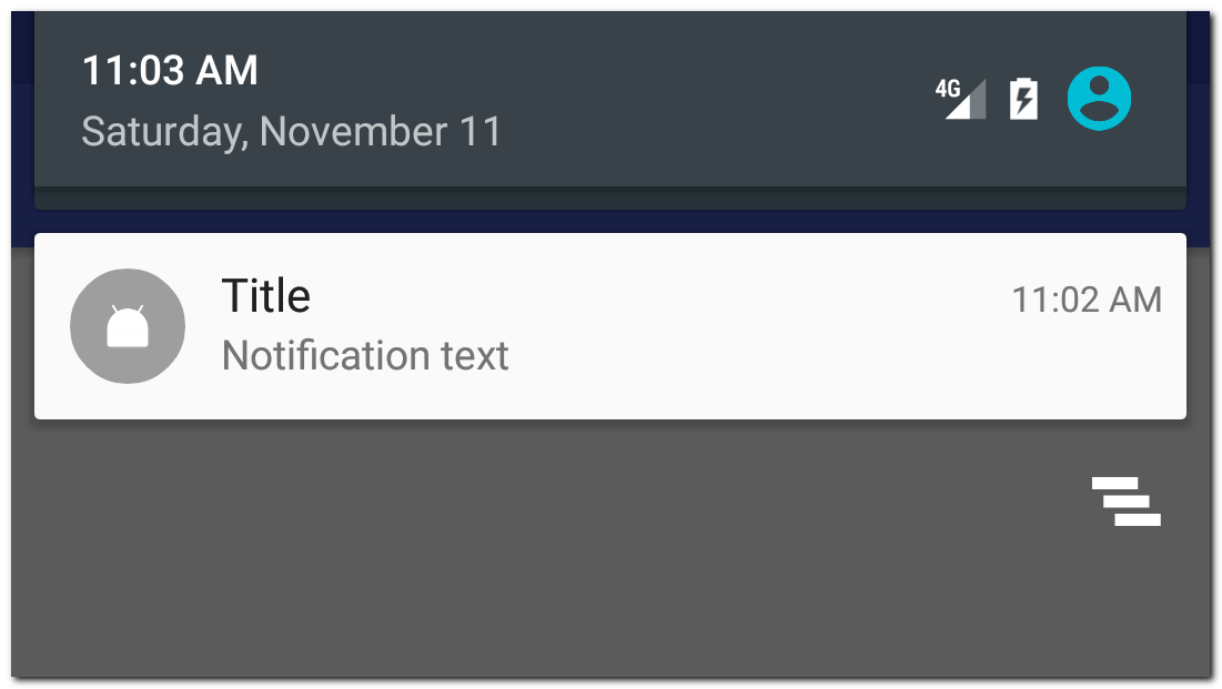 Android оповещение